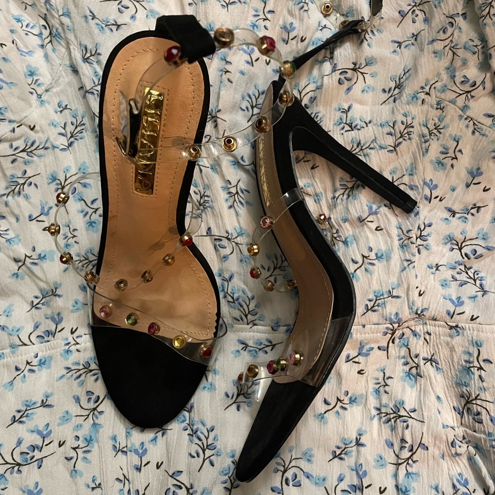 Fashion Nova Liliana Strap Heels Size 8